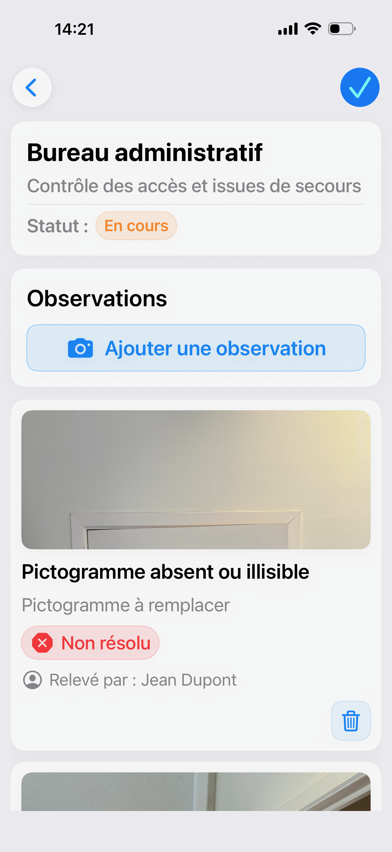 Observation documentée